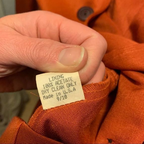 Vintage A-list Burnt Orange Jacket - Picture 6 of 7